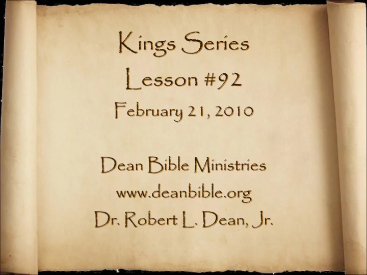 1 kings 19 15 then the lord said to him go return on your