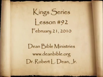 1 Kings 19:15, Then the LORD said to him: Go, return  on your way to the Wilderness of