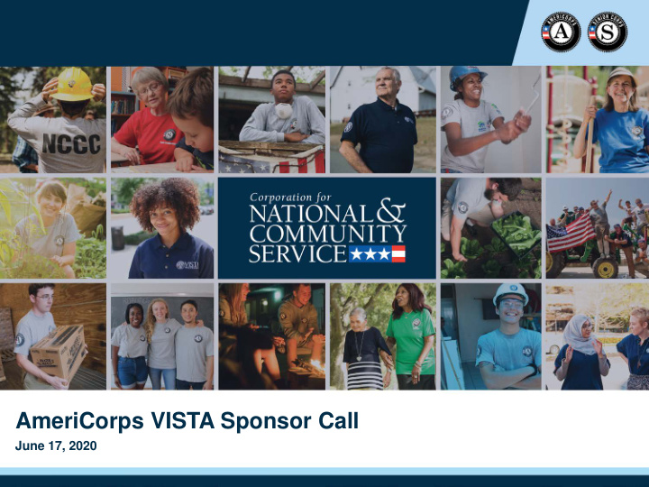 americorps vista sponsor call