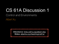 cs 61a discussion 1