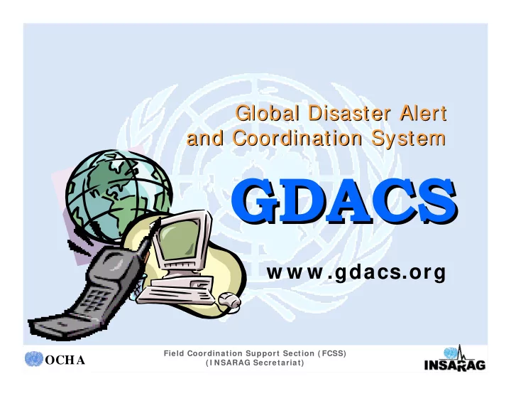 gdacs gdacs