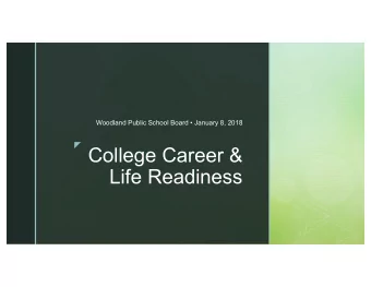 z College Career &amp;  Life Readiness  z  The Future of the U.S. Workforce  The Limited Career