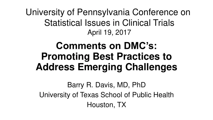 promoting best practices to