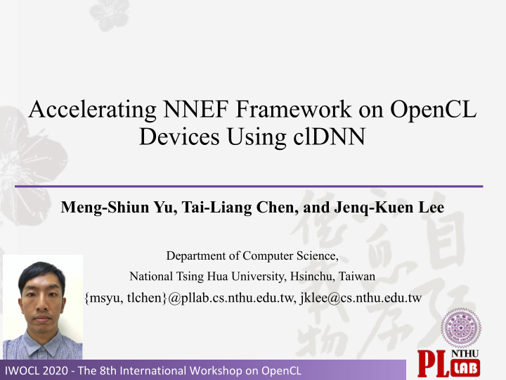 accelerating nnef framework on opencl devices using cldnn