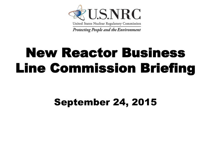 new reactor business new reactor business line commission