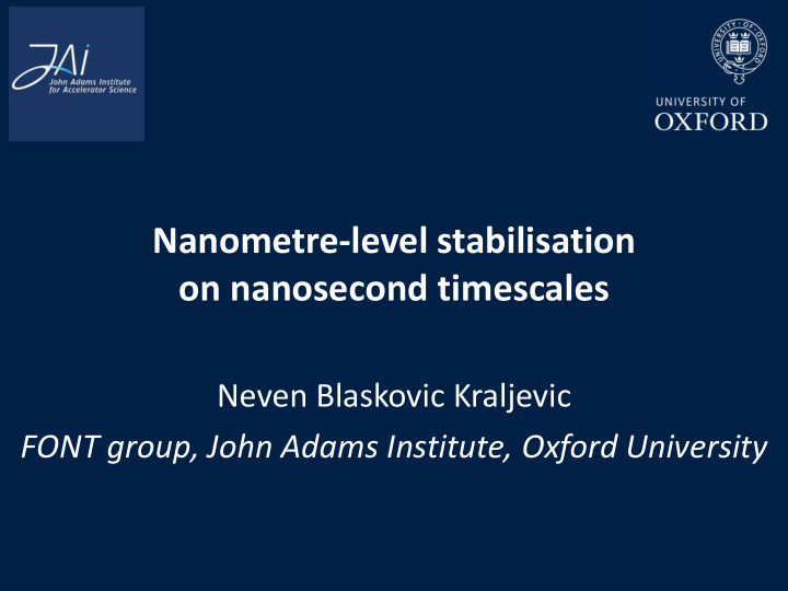 on nanosecond timescales