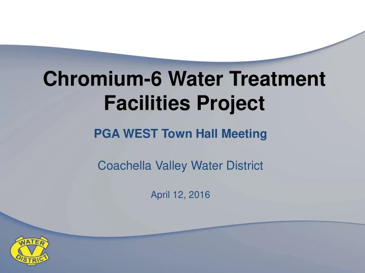 facilities project