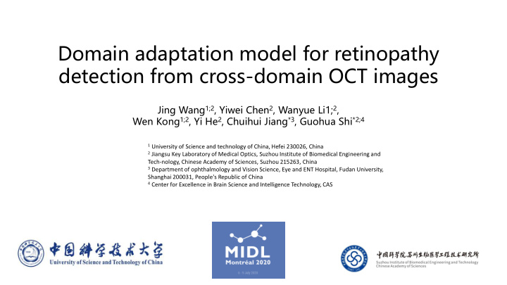domain adaptation model for retinopathy detection from