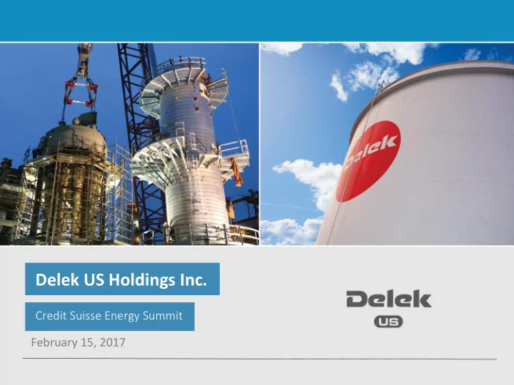 delek us holdings inc