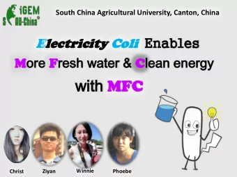 wi  with th MFC  FC  Winnie  Christ  Ziyan  Phoebe  Energy crisis  Pollutant  New energy  Clean