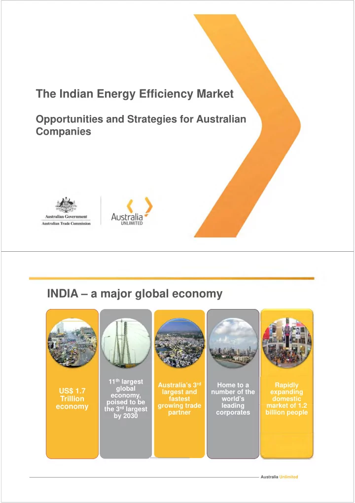 the indian energy efficiency market gy y