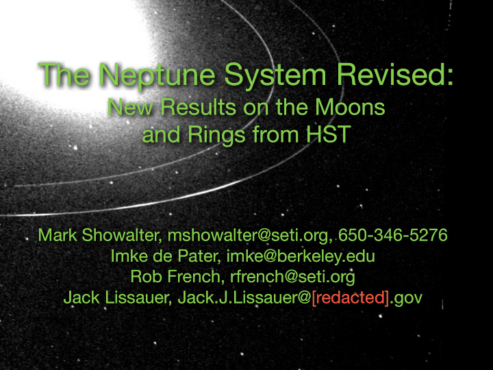 the neptune system revised the neptune system revised