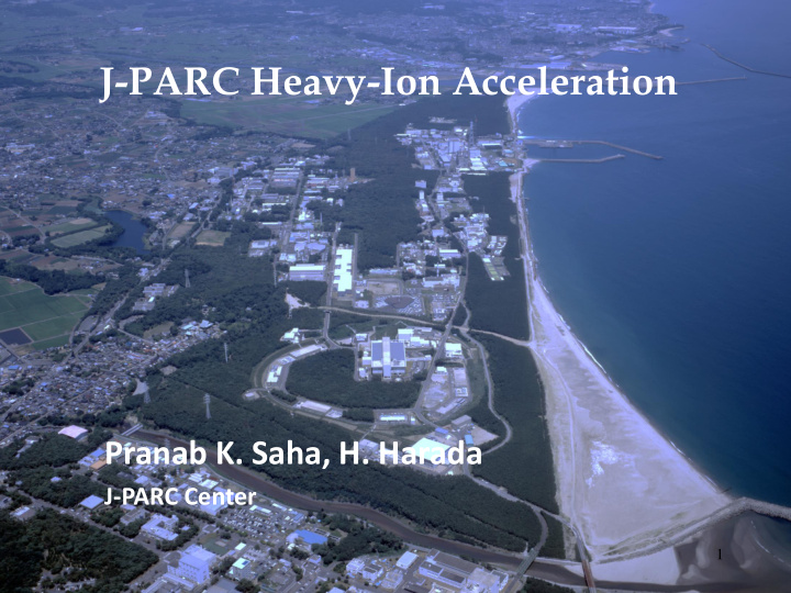j parc heavy ion acceleration