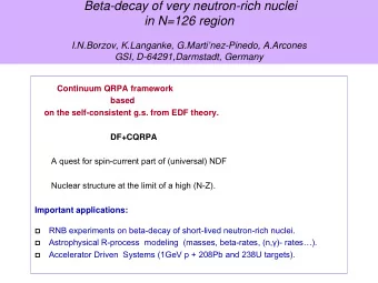 Beta-decay of very neutron-rich nuclei  in N=126 region  I.N.Borzov, K.Langanke,