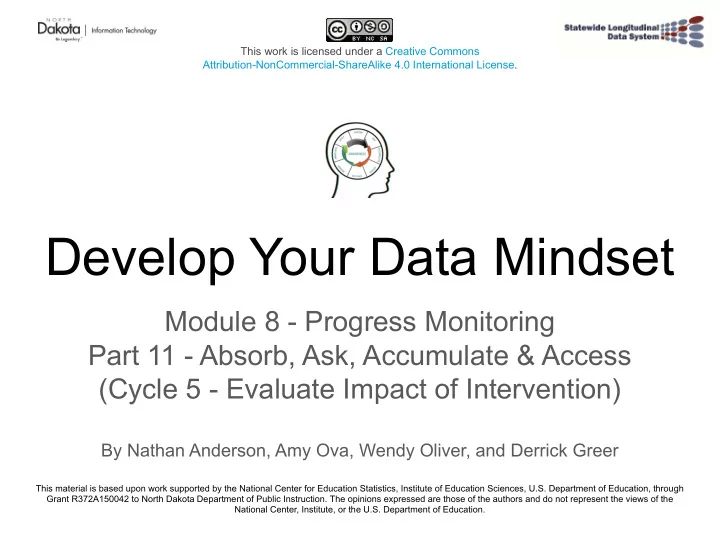 develop your data mindset