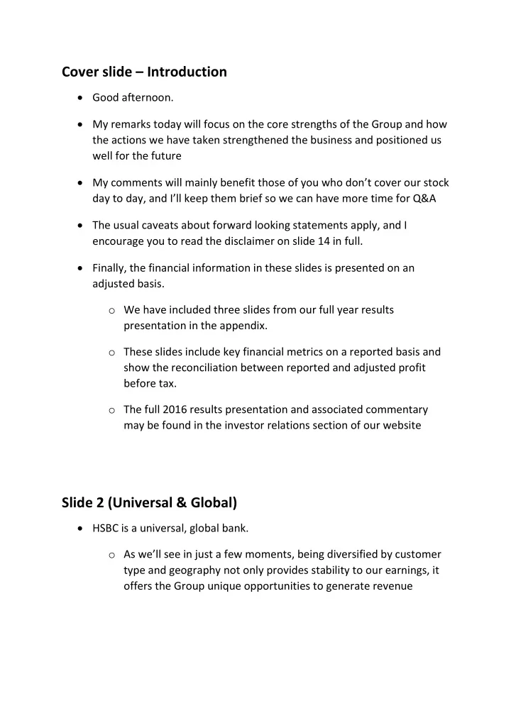 slide 2 universal global