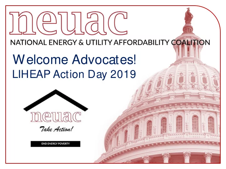 welcome advocates