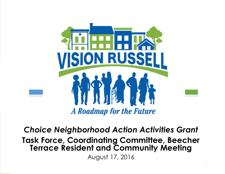 choice neighborhood action activities grant task force