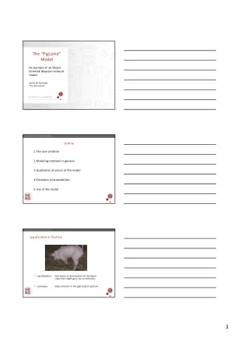 1  Leg disorders in finishers  An economical problem for farmers due to:  Increased work load