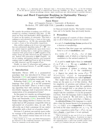 3  RCD as Topological Sort  in this paperis an attested set all of whose el-  ements are