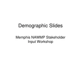Demographic Slides  Memphis NAWMP Stakeholder  Input Workshop  96%  What is your country of