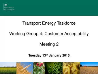 Meeting 2 Tuesday 13 th January 2015  Item 1: Welcome and introduction  The purpose of Working