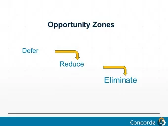 Quiz Question #3  How many opportunity zones are there?  693  1,031  3,460  8,700