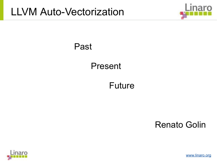 llvm auto vectorization