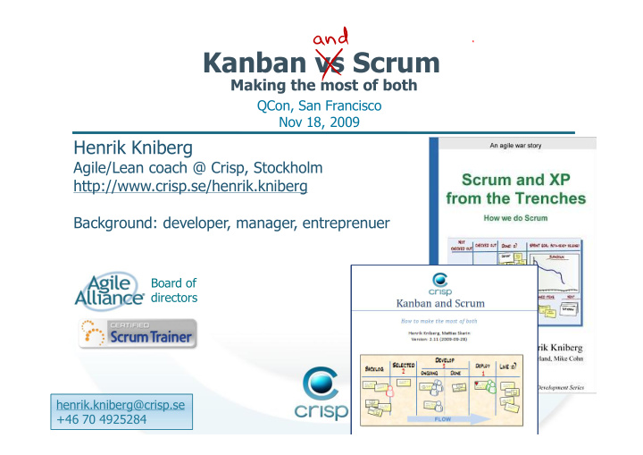 kanban vs scrum