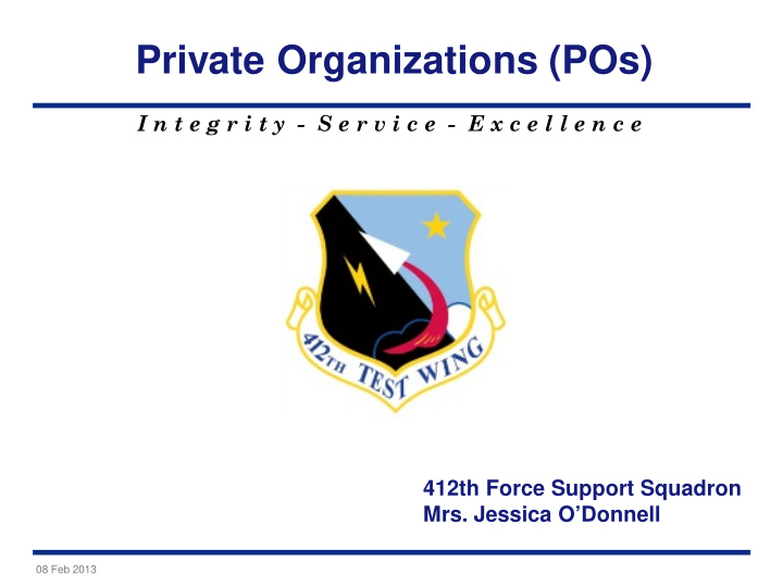 private organizations pos