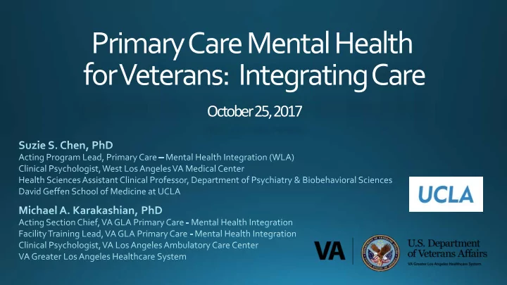 primary care mental health