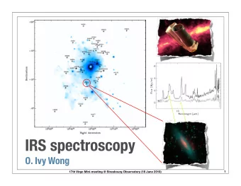 IRS spectroscopy  O. Ivy Wong  1  17th Virgo Mini-meeting @ Strasbourg Observatory (18 June 2010)