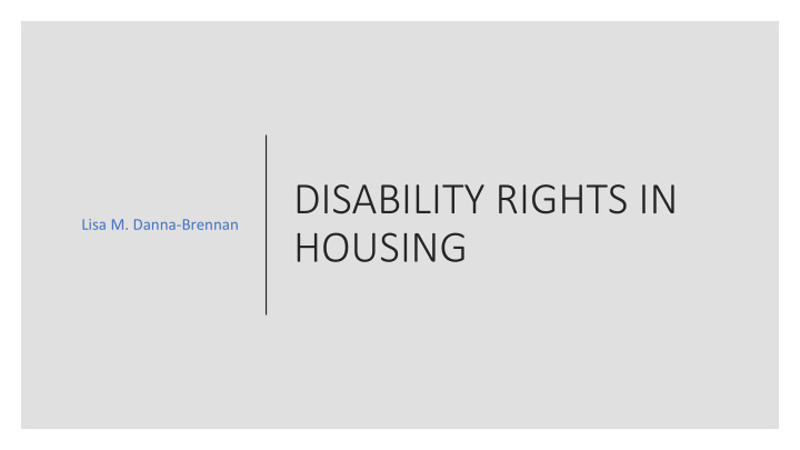 disability rights in