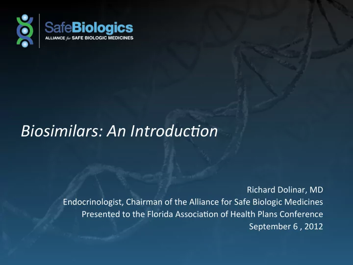 biosimilars an introduc2on