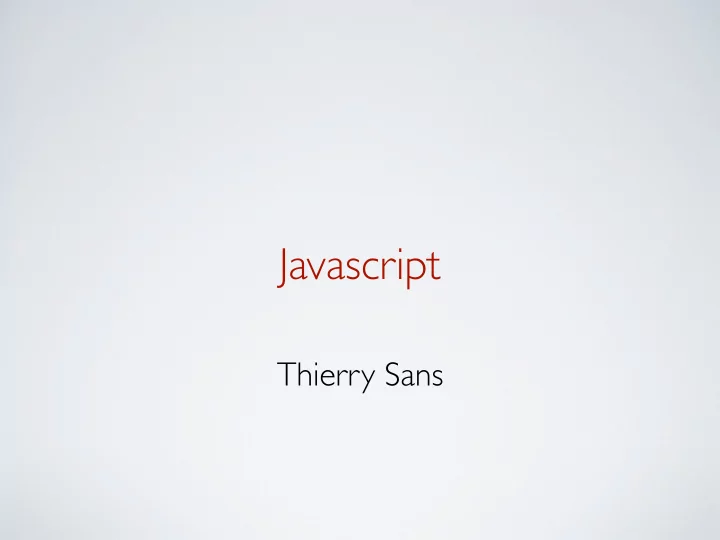 javascript