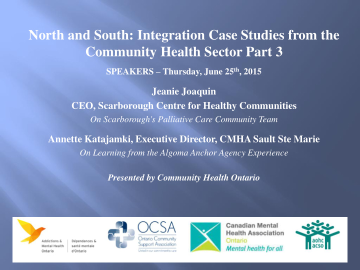 north and south integration case studies from the