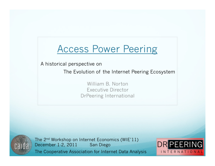 access power peering