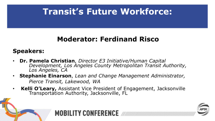 transit s future workforce