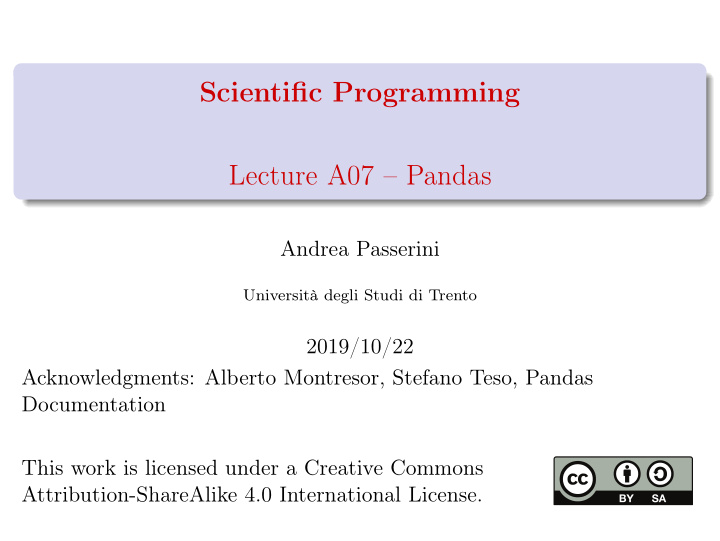 scientific programming lecture a07 pandas