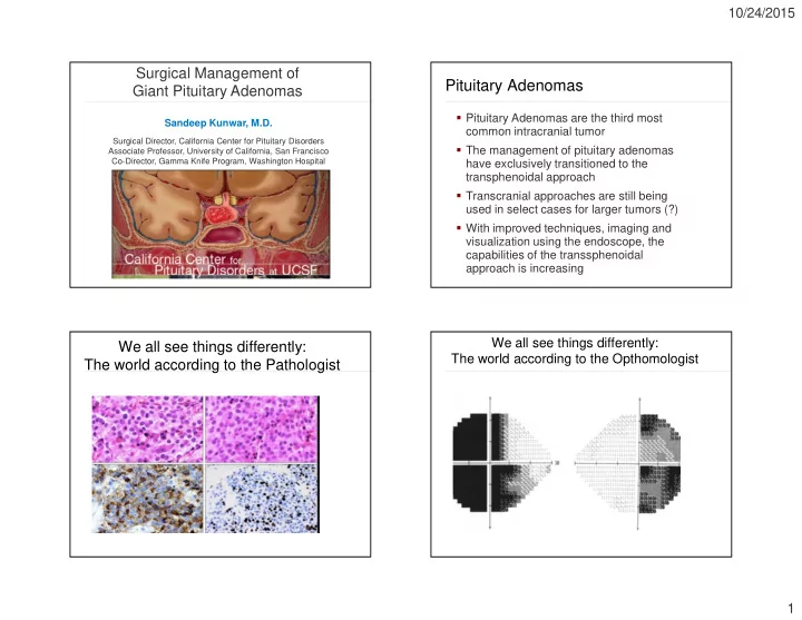 pituitary adenomas
