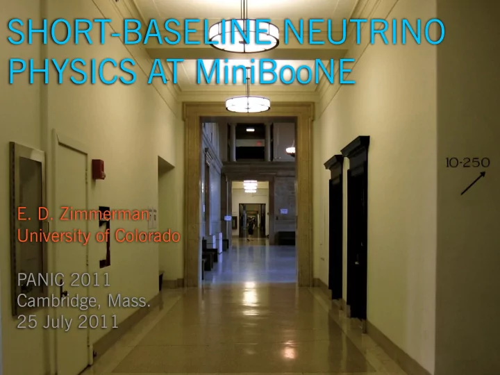 short baseline neutrino physics at miniboone