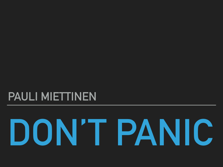 don t panic how to enjoy survive phd dr pauli miettinen