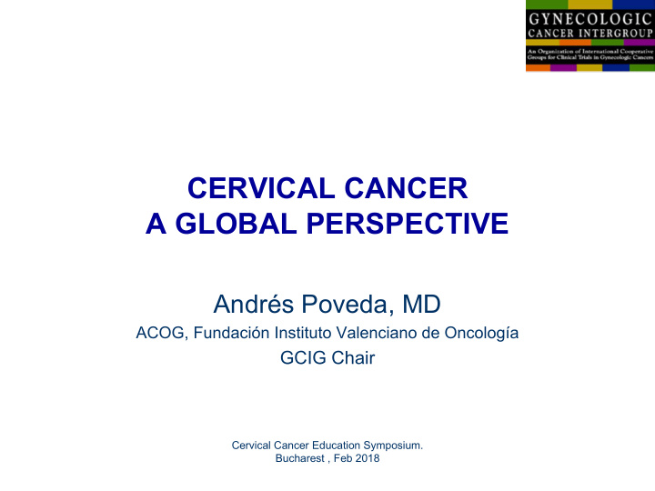 cervical cancer a global perspective