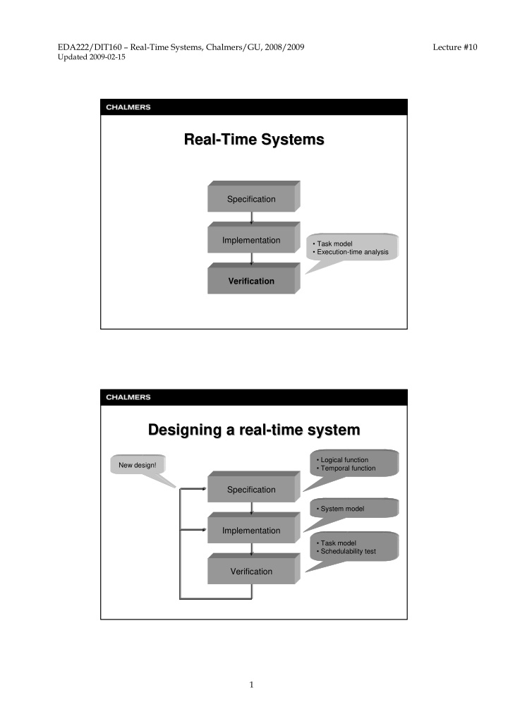 real time systems time systems real