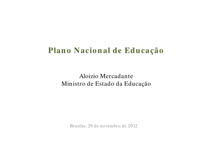 plano nacional de educa o