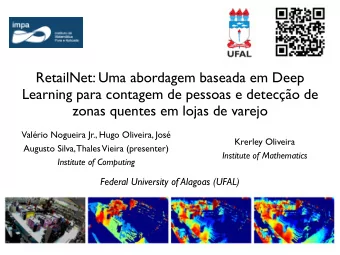 RetailNet: Uma abordagem baseada em Deep  Learning para contagem de pessoas e deteco de  zonas