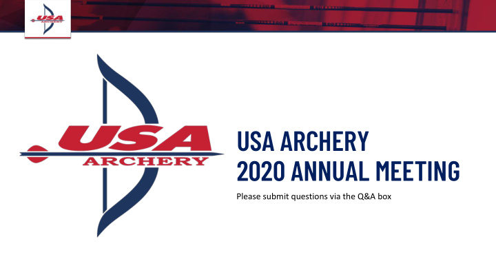 usa archery 2020 annual meeting
