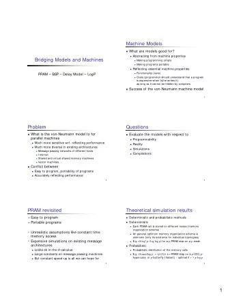 Measurements - time  Measurements - steps  MASPAR MP-1 256 processors  (Zimmermann, Kumm)