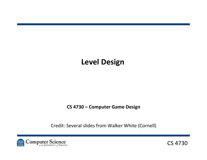 level design