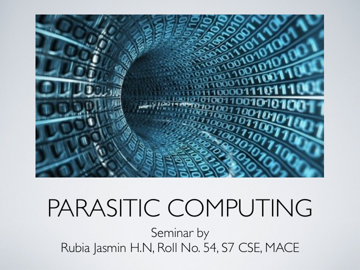 parasitic computing